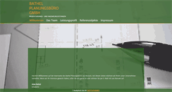Desktop Screenshot of bathel-planungsbuero.de
