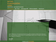 Tablet Screenshot of bathel-planungsbuero.de